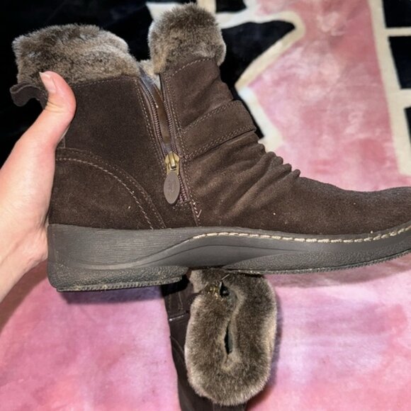 Denver Hayes Dark Brown Fur-Lined Winter Boots - Picture 3 of 6